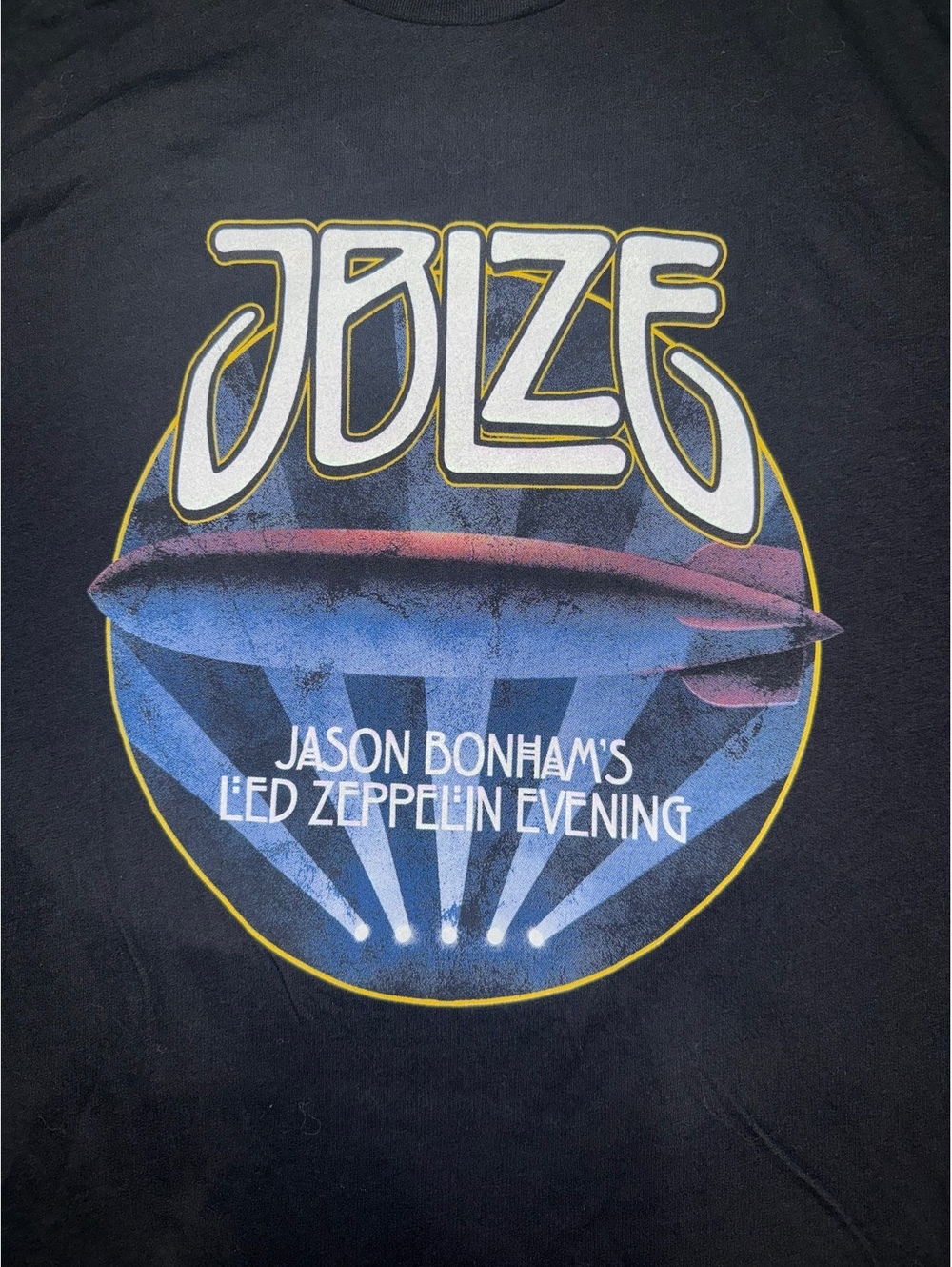 Jason Bonham's Led Zeppelin Evening JBLZE Concert T-Shirt Black Men's Size 3XL